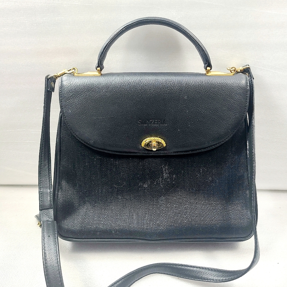 Sanzeria Leather Satchel Bag